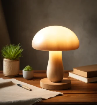 Rechargeable mushroom lamp