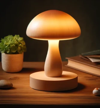Rechargeable mushroom lamp